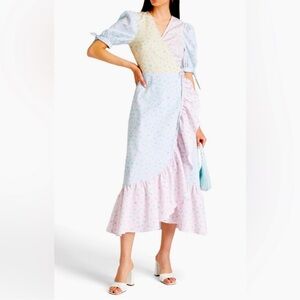 OLIVIA RUBIN Pastel Wrap Dress